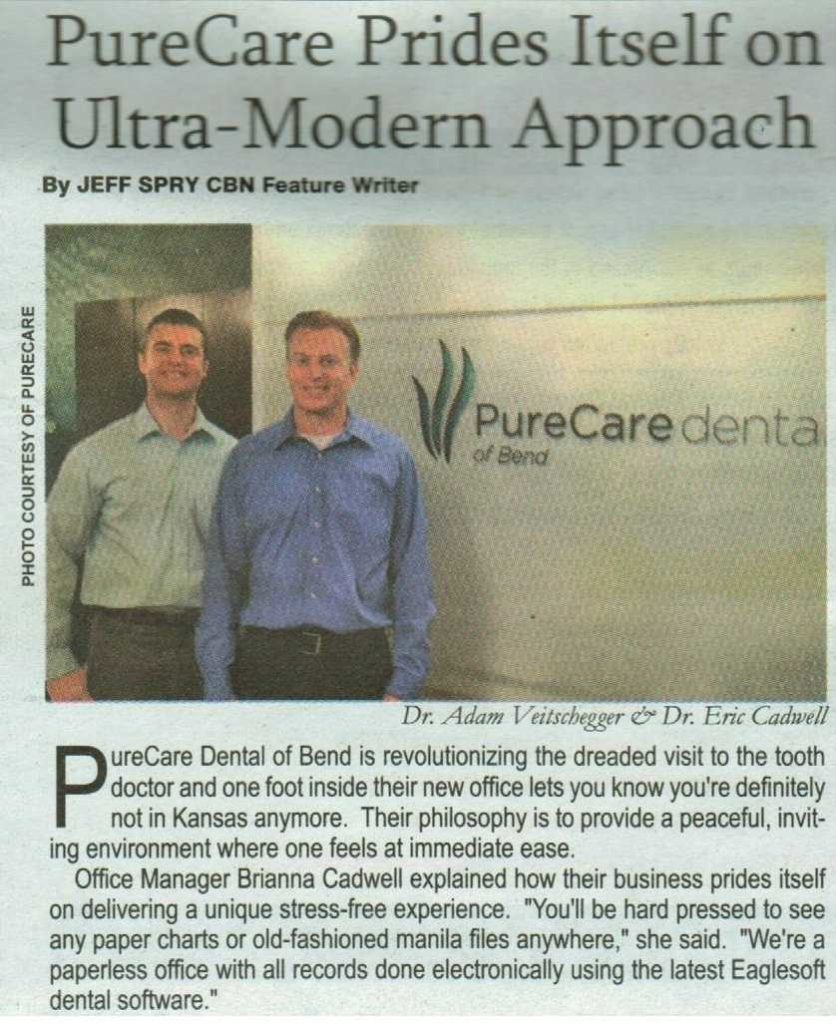 Cascade Business News PureCare Dental